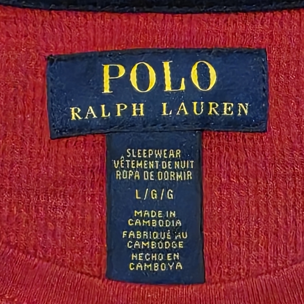 Polo Ralph Lauren Men's Large Blue Label Knit Sleepwear Pajama Loungewear D91 - Picture 4 of 7